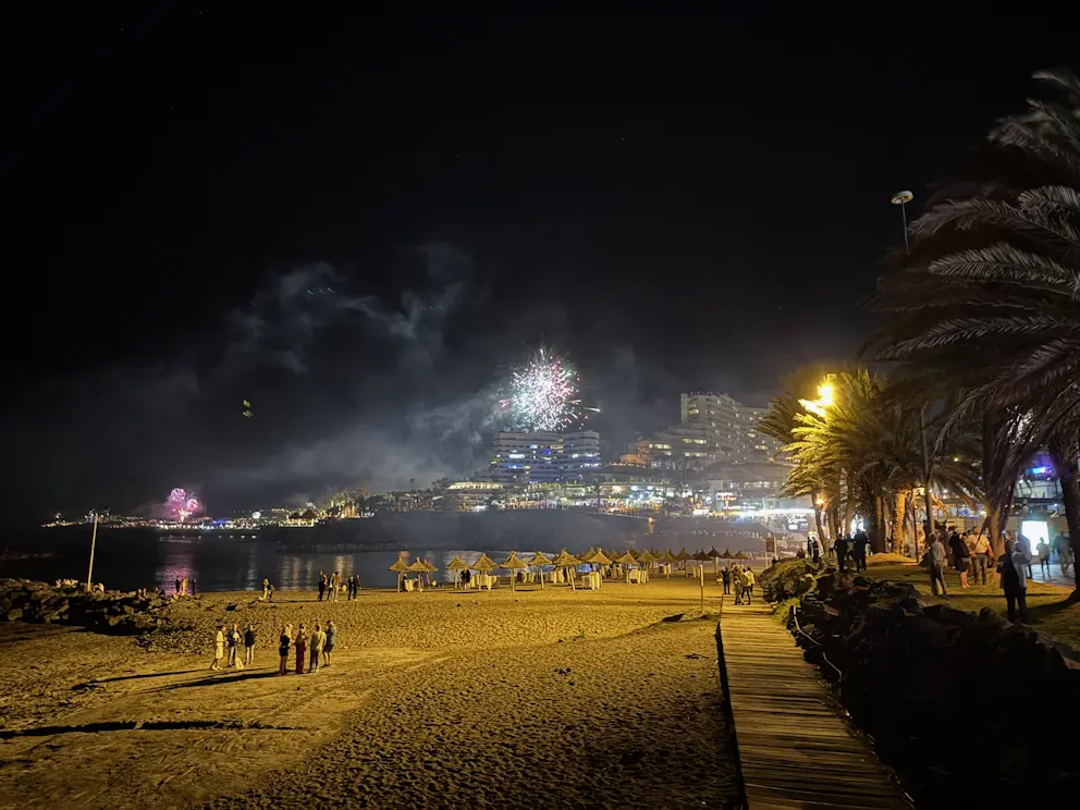 Fajerwerki w Las Américas