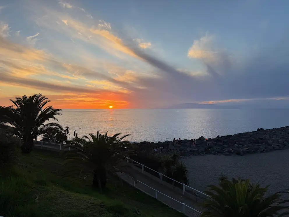 Zachód słońca w Costa Adeje