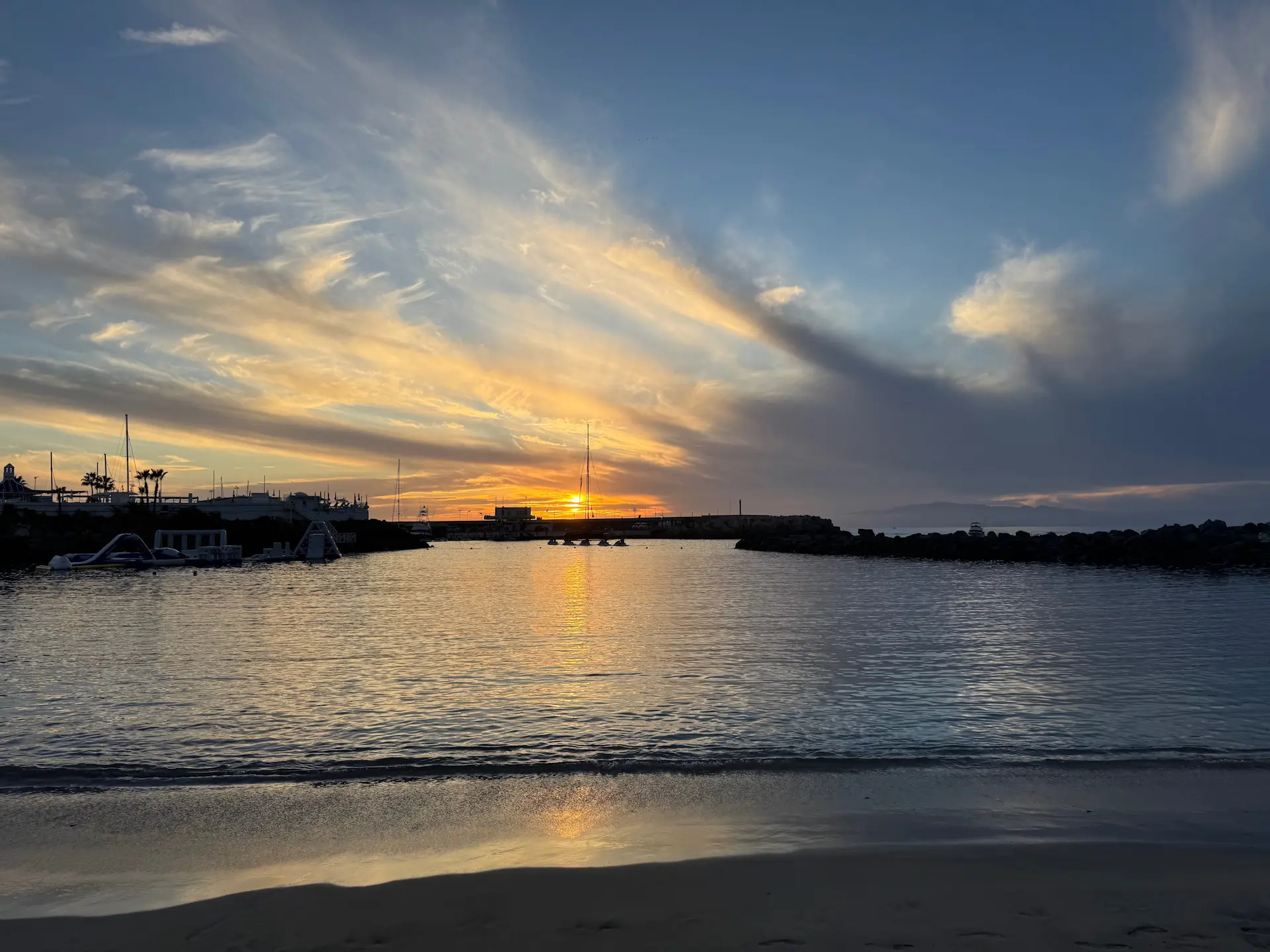 Zachód słońca w Costa Adeje