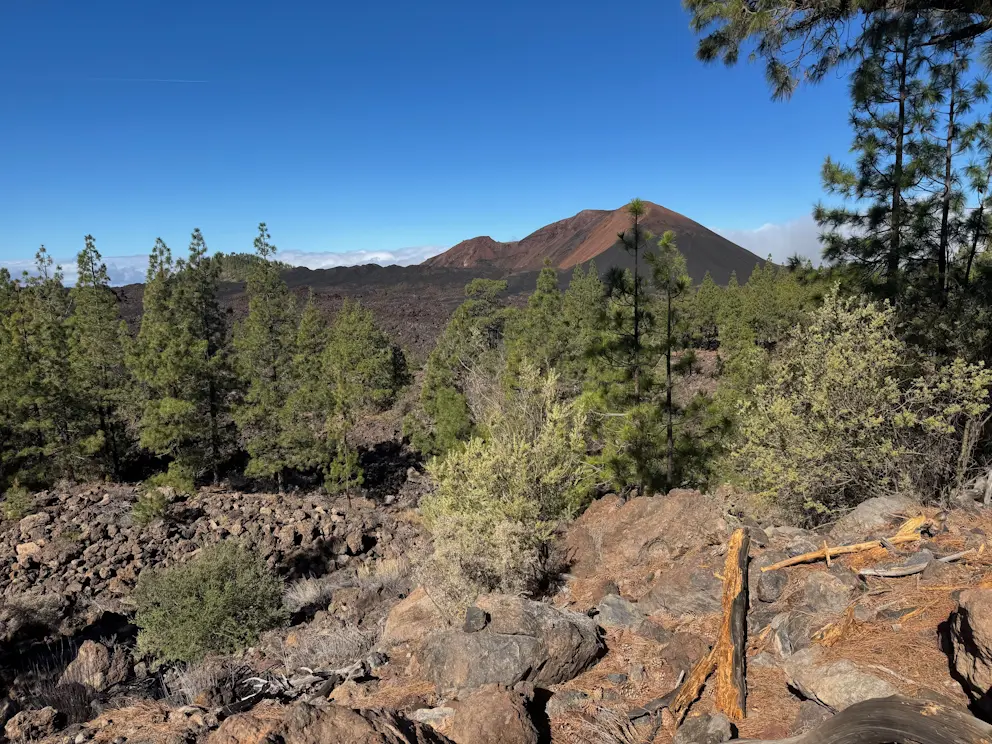 Widok na wulkan Chinyero