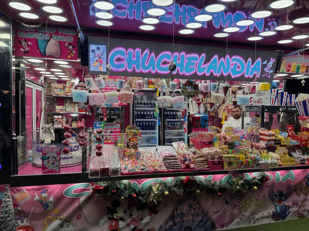 Jarmark świąteczny na Plaza de España